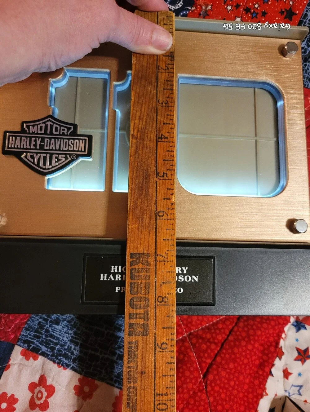 Harley Davidson Light Up Picture Frame